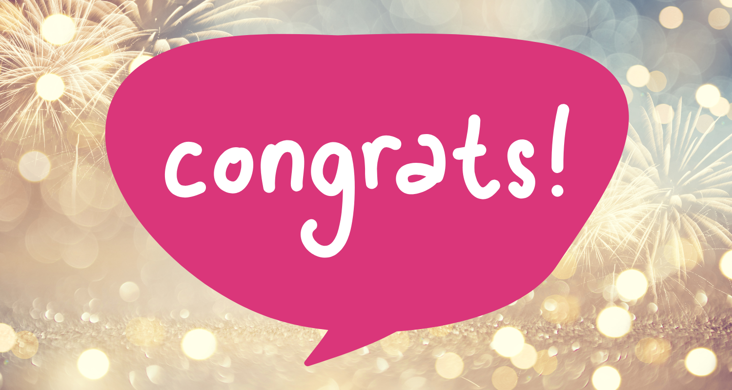 Congratulations to Laura!